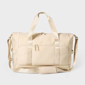 All In Motion - Faux Neoprene Weekender Bag - All In Motion - Crea Cream